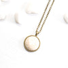 Howlite Gemstone Necklace - Natural Gemstone Jewelry