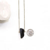 Dainty Black Tourmaline Necklace - Natural Gemstone Jewelry