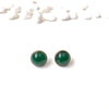 Jade Post Earrings - Natural Gemstone Jewelry