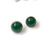 Jade Post Earrings - Natural Gemstone Jewelry