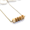 Picture Jasper Bar Necklace - Natural Gemstone Necklace