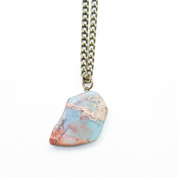Snakeskin Jasper Choker - Natural Gemstone Jewelry