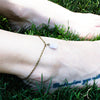 Blue Lace Agate Anklet - Coastal Collection