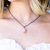 Rhodochrosite Gemstone Necklace - Coastal Collection