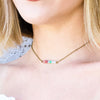 Dainty Beach Vibe Bar Necklace - Coastal Collection