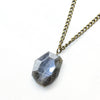 Faceted Labradorite Necklace - Natural Gemstone Jewelry