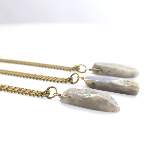 Labradorite Necklace - Natural Gemstone Jewelry