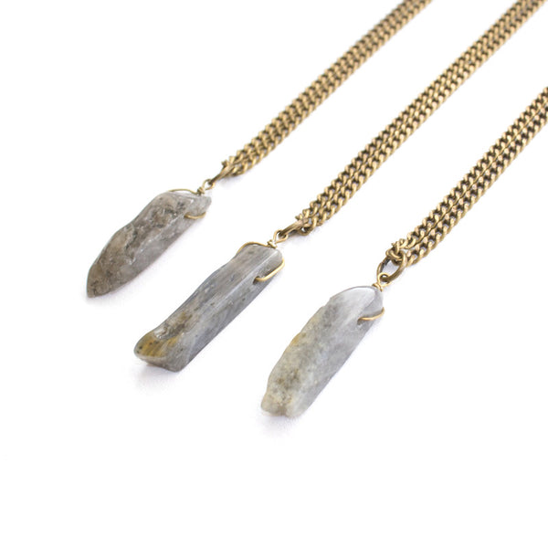 Labradorite Necklace - Natural Gemstone Jewelry