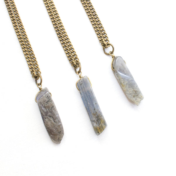 Labradorite Necklace - Natural Gemstone Jewelry