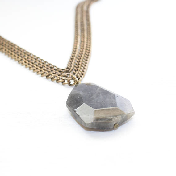 Labradorite Choker - Natural Gemstone Jewelry