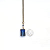 Lapis Lazuli Geometric Drop Necklace - Natural Gemstone Jewelry