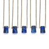 Lapis Lazuli Geometric Necklace - Natural Gemstone Jewelry