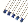 Lapis Lazuli Geometric Necklace - Natural Gemstone Jewelry