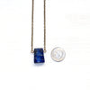 Lapis Lazuli Geometric Necklace - Natural Gemstone Jewelry