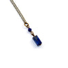 Lapis Lazuli Tiny Drop Necklace - Natural Gemstone Jewelry