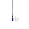 Lapis Lazuli Tiny Drop Necklace - Natural Gemstone Jewelry