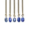 Lapis Lazuli Toggle Necklace - Natural Gemstone Jewelry