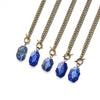 Lapis Lazuli Toggle Necklace - Natural Gemstone Jewelry