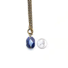 Lapis Lazuli Toggle Necklace - Natural Gemstone Jewelry