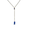 Lapis Lazuli Y Necklace - Natural Gemstone Jewelry