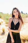 Large Crystal Point Choker - Natural Crystal Jewelry