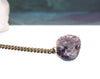 Large Raw Amethyst Necklace - Raw Gemstone Jewelry