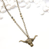 Longhorn Steer Necklace - Southwestern Boho Jewelry