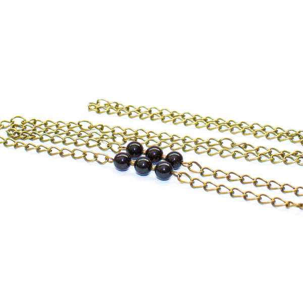 Mask Chain - Black Agate