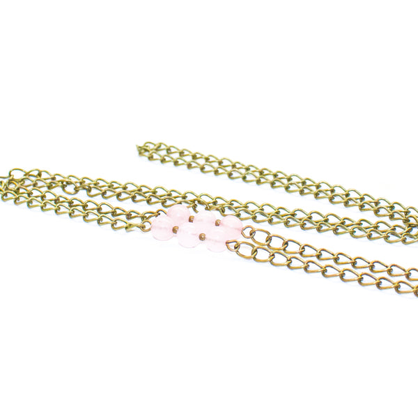 Mask Chain - Rose Quartz