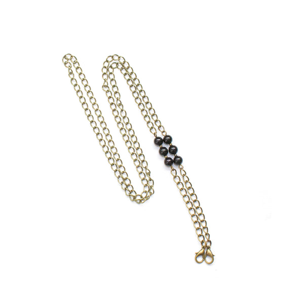 Mask Chain - Black Agate