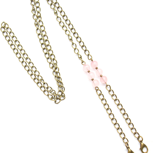 Mask Chain - Rose Quartz