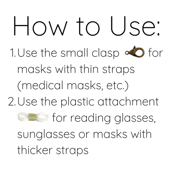 Mask Chain - Rose Quartz