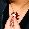Mini White Druzy Necklace