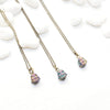 Mini Rainbow Buddha Necklace - Natural Gemstone and Raw Crystal Jewelry