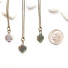 Mini Greek Cross Necklace - Natural Gemstone and Raw Crystal Jewelry