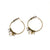 Multi Gem Earrings Hoop Earrings - Natural Gemstone Jewelry