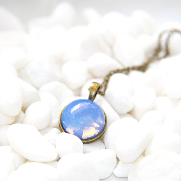 Opalite Gemstone Necklace - Gorgeous Gemstone Jewelry