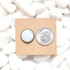 Opalite Post Earrings - Natural Gemstone Jewelry