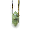 Prehnite Double Point Necklace