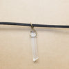 Clear Quartz Choker - Vegan Jewelry