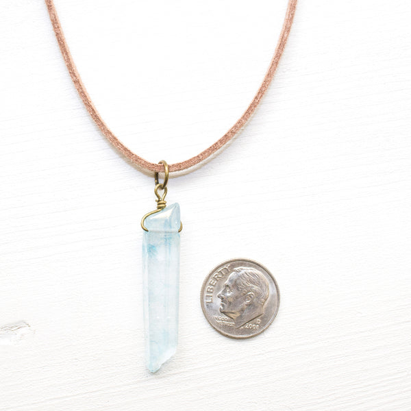 Aqua Aura Quartz Choker
