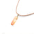 Peach Aura Quartz Choker - Vegan Jewelry