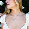 Rainbow Moonstone Necklace - Cloud