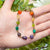 Rainbow Pebble Beaded Bracelet