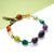 Rainbow Pebble Beaded Bracelet