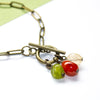 Rainbow Pebble Toggle Bracelet