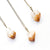 Mini Citrine Cone Necklace - Natural Gemstone and Raw Crystal Jewelry