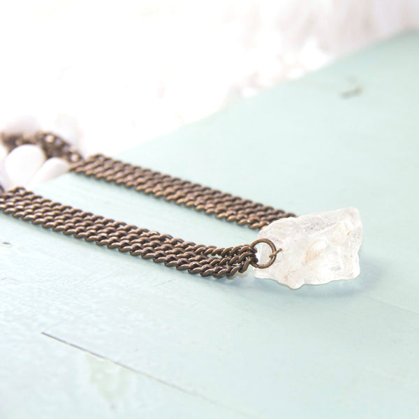 Raw Crystal Choker - Raw Crystal Jewelry