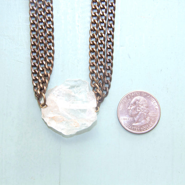 Raw Crystal Choker - Raw Crystal Jewelry