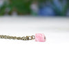 Rhodochrosite Anklet - Coastal Collection